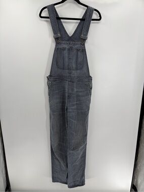 Citizens of humanity Anthropologie blue stripped overalls bib Carpenters small
